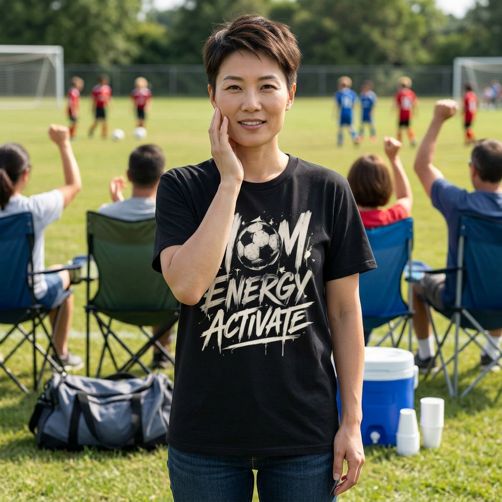 Mom Energy Activate T-Shirt — Baseball