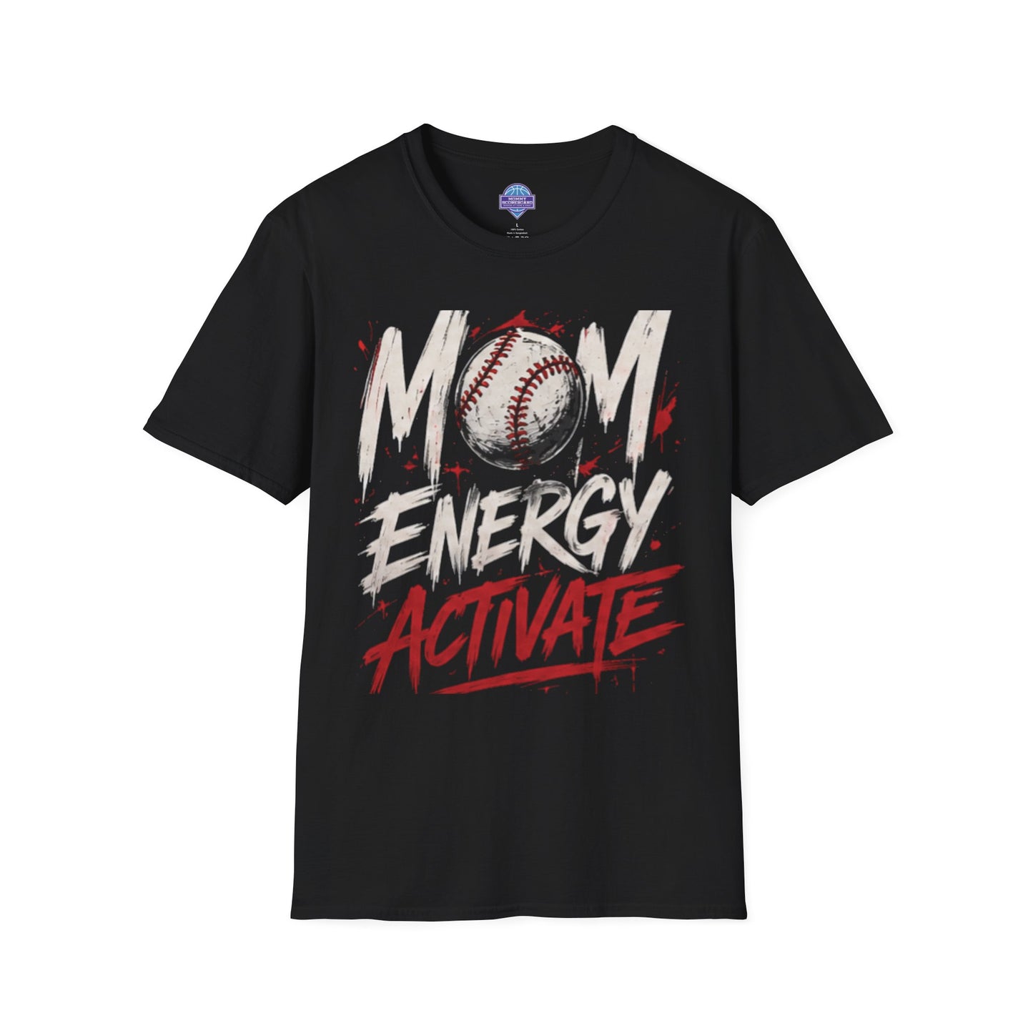 Mom Energy Activate T-Shirt — Baseball