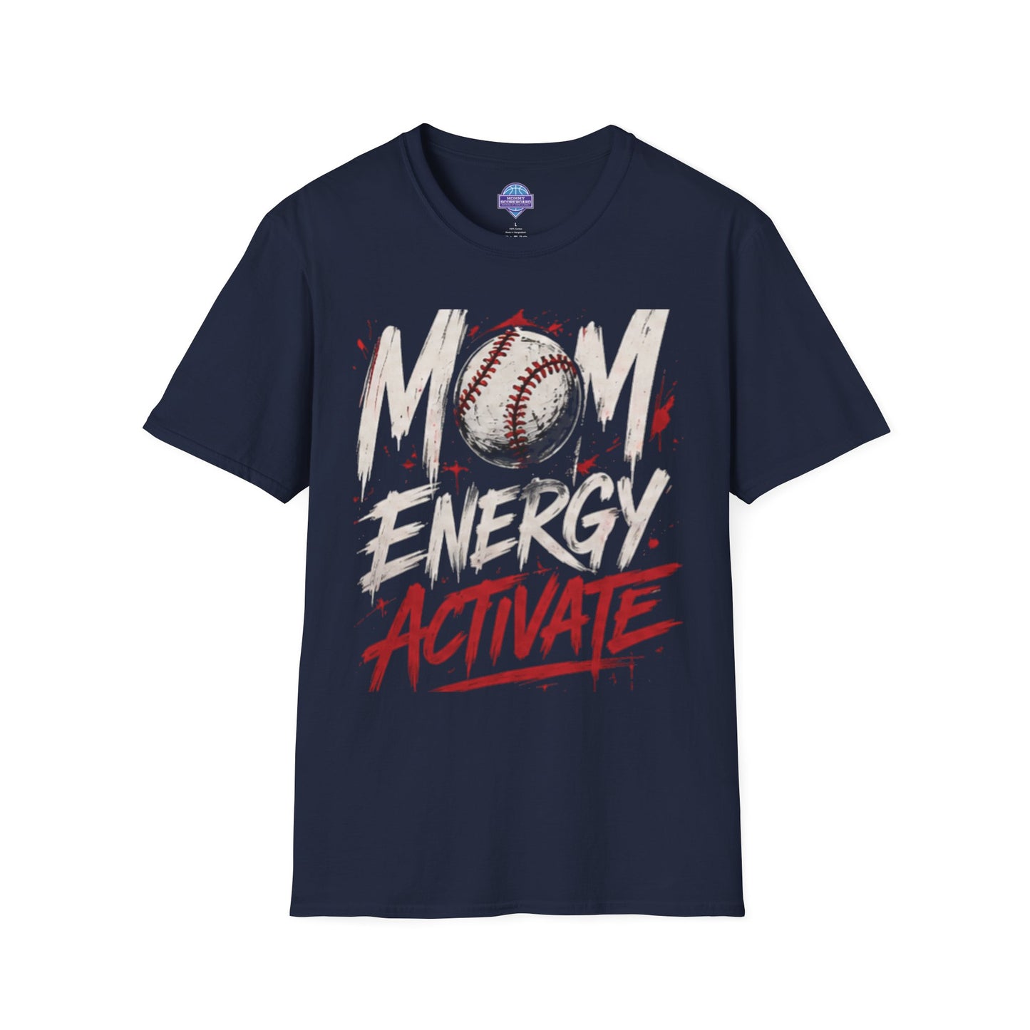 Mom Energy Activate T-Shirt — Baseball