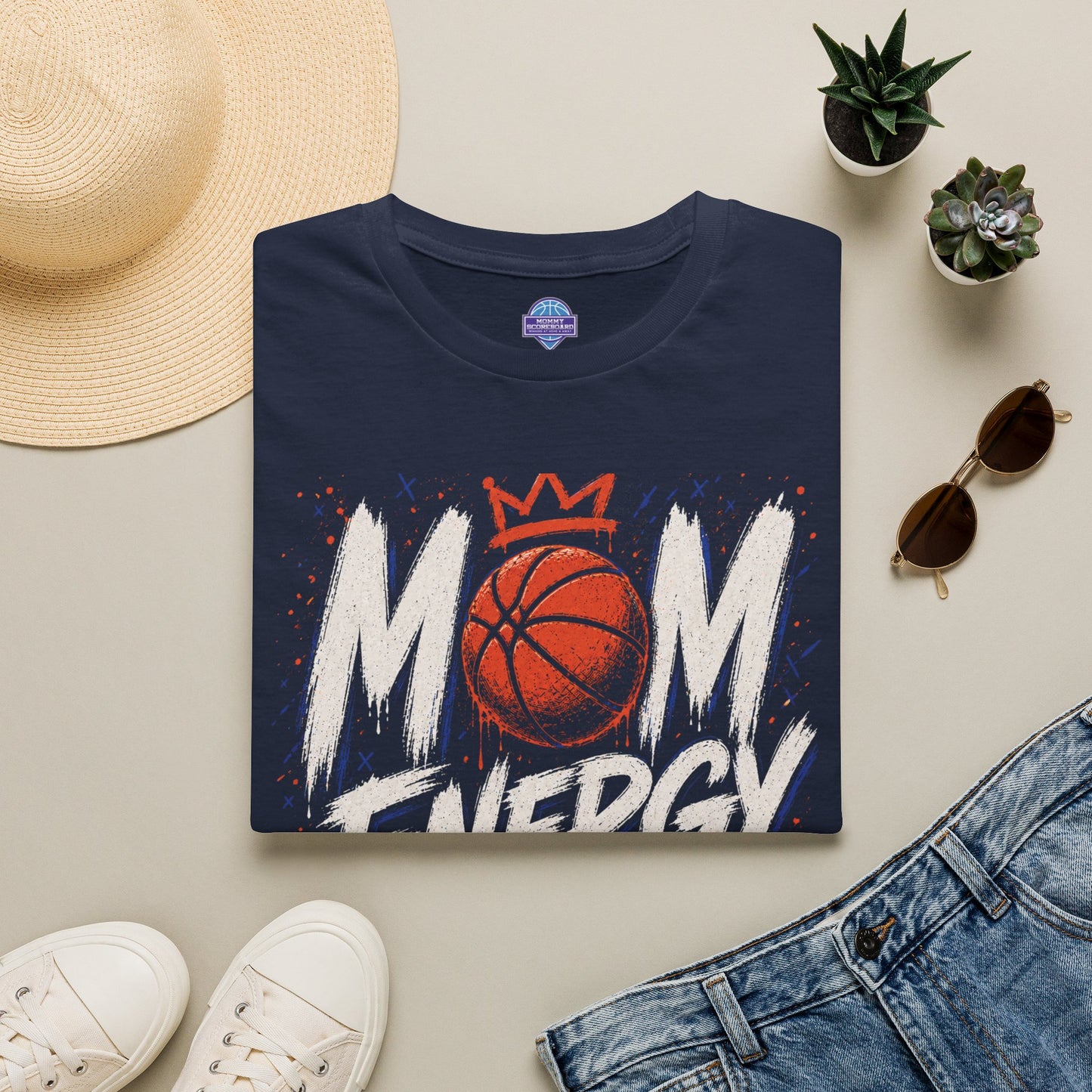 Mom Energy Activate T-Shirt — Championship Basketball