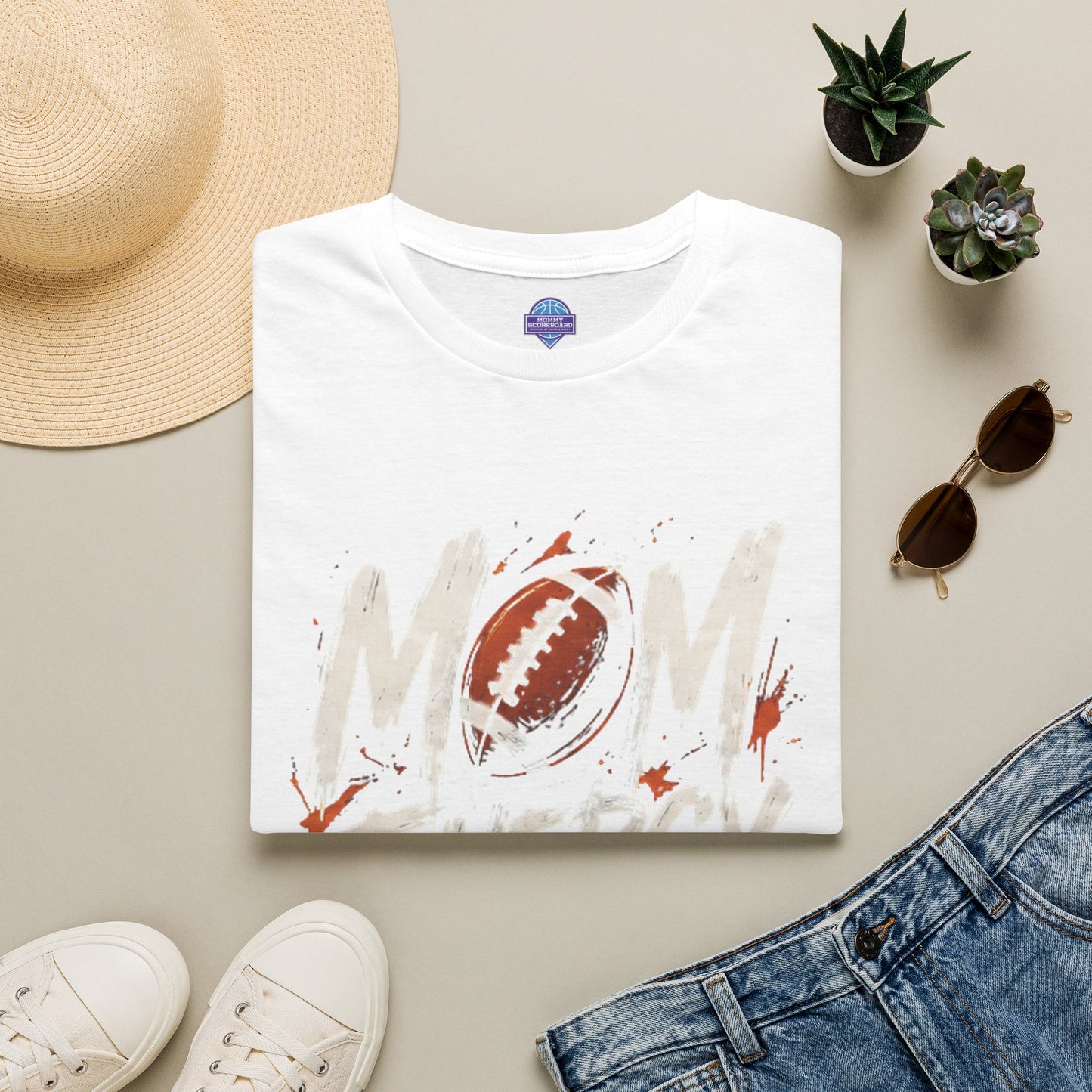 Mom Energy Activate Football T-Shirt