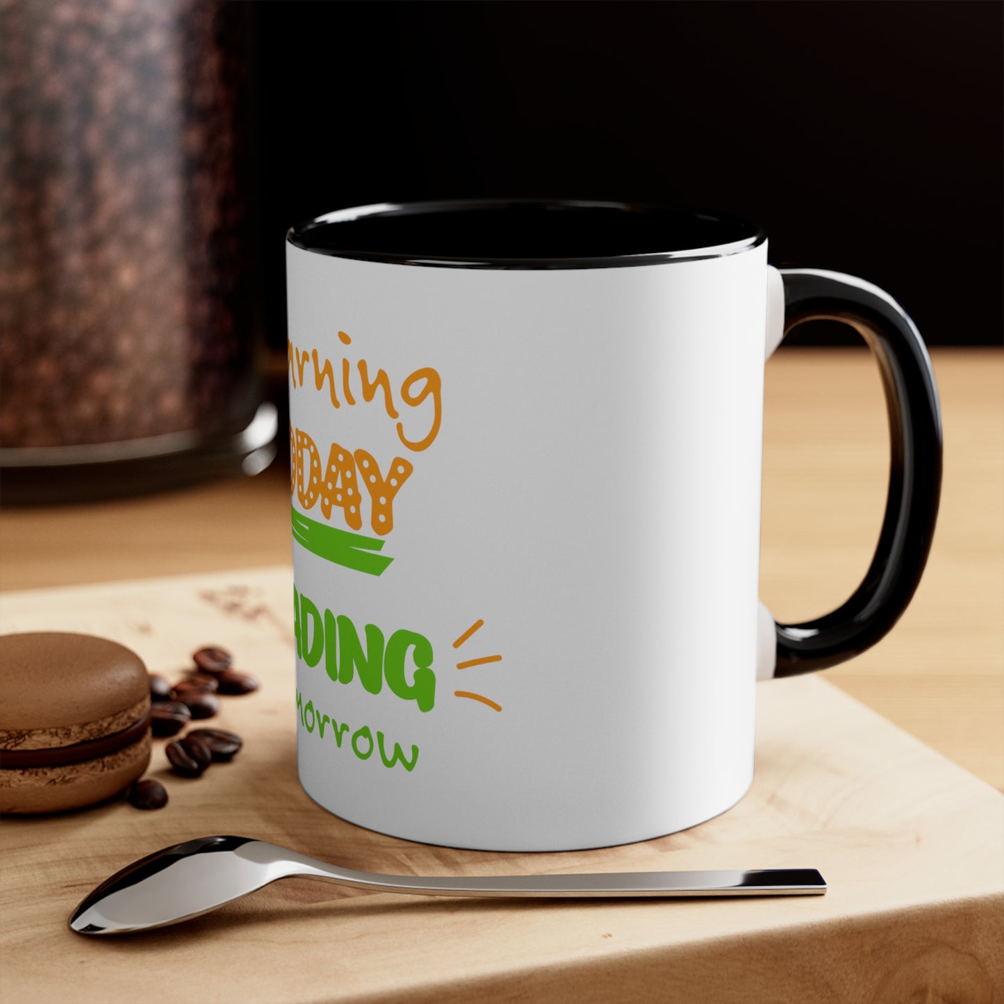 Learning Today Leading Tomorrow Accent Mug, 11oz