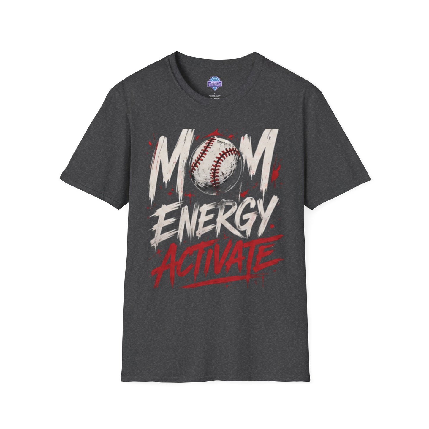 Mom Energy Activate T-Shirt — Baseball